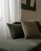 Grünes Dekokissen-Set Cozy + Hahnentritt 45x45